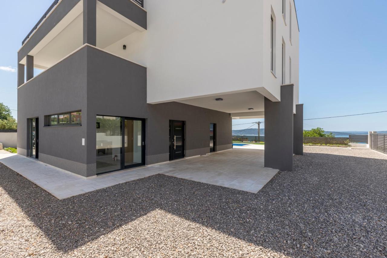 Luxury Villa La Nonna Ana - Heated Pool, Sea View, Near Split Kaštela Kültér fotó