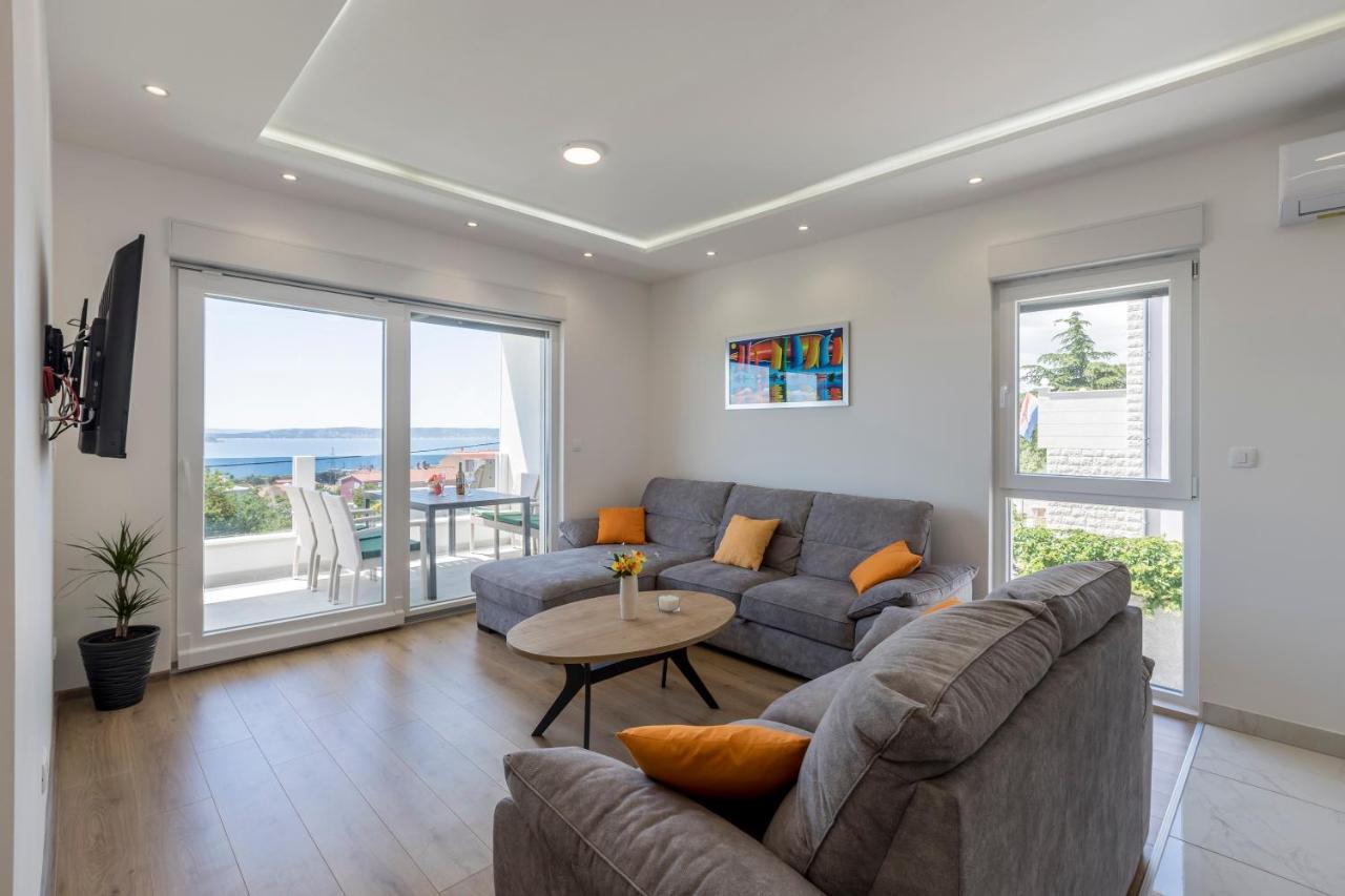 Luxury Villa La Nonna Ana - Heated Pool, Sea View, Near Split Kaštela Kültér fotó